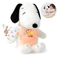 PELUCHE SNOOPY QUE RESPIRA CON MÚSICA RELAJANTE Y LUZ CÁLIDA + 🛻 ENVÍO GRATIS