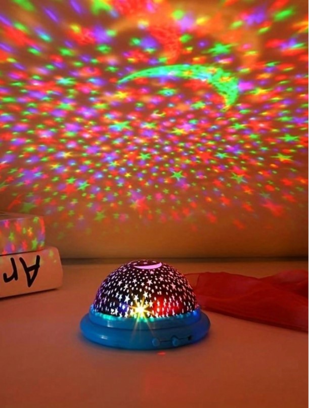 🌙 PROYECTOR DE ESTRELLAS Y LUNA LED ✨ Crea un cielo mágico en tu habitación