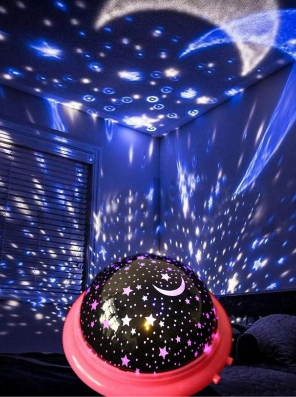 🌙 PROYECTOR DE ESTRELLAS Y LUNA LED ✨ Crea un cielo mágico en tu habitación